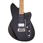 Reverend Double Agent W - Midnight Black with Roasted Maple Fingerboard