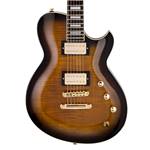 Reverend Roundhouse RA - Transparent Coffee Burst Flame Maple with Rosewood Fingerboard
