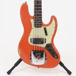 Fender Custom Shop S24 Limited Edition 64 Jazz Bass Relic - Aged Tahitian Coral with Maple Fingerboard