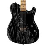 PRS SE NF 53 Flat Top Single Cutaway Electric Guitar - Black Doghair Swamp Ash Body
