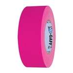 Pro Gaff Matte Cloth Gaffers Tape - Fluorescent Pink (2 inch)