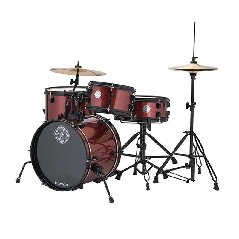 Ludwig Pocket Drum Set For Kids With Cymbals & Hardware – Andy's Music