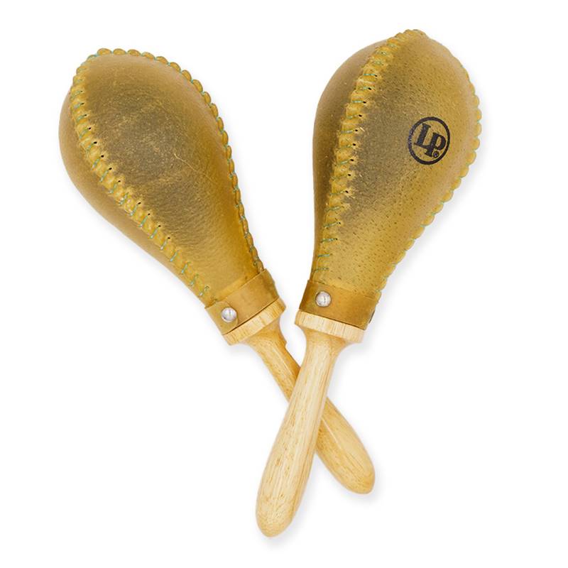 Strait Music LP Rawhide Maracas Natural Rawhide (Matched Pair)