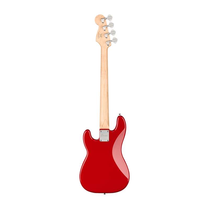 Strait Music - Squier Mini Precision Bass - Red with Laurel