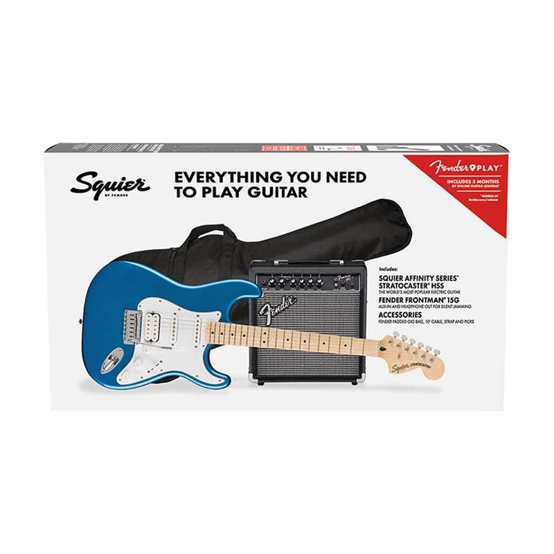 Strait Music - Squier Affinity Series Stratocaster HSS Pack with