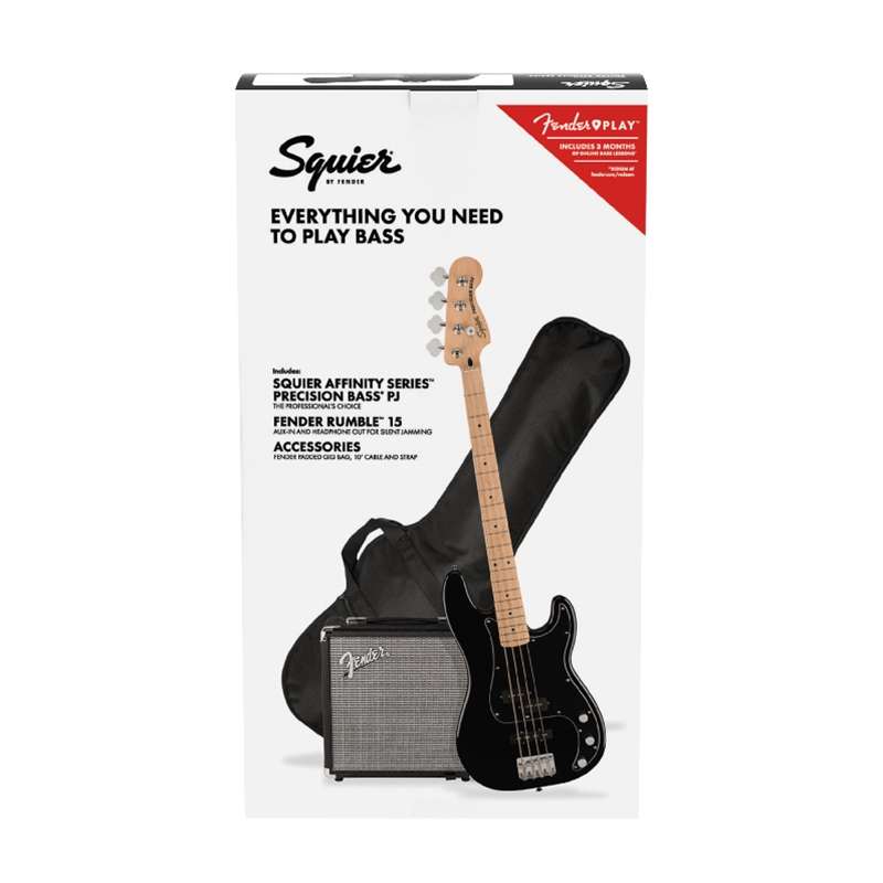 Strait Music - Squier Affinity Series Precision Bass PJ Pack