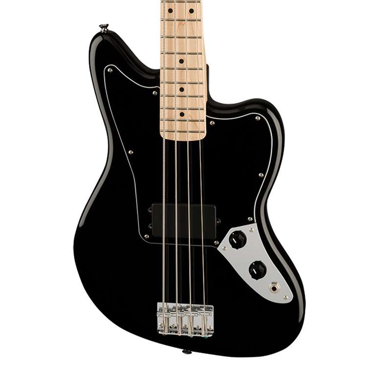 Strait Music - Squier Affinity Jaguar Bass - Black with Maple