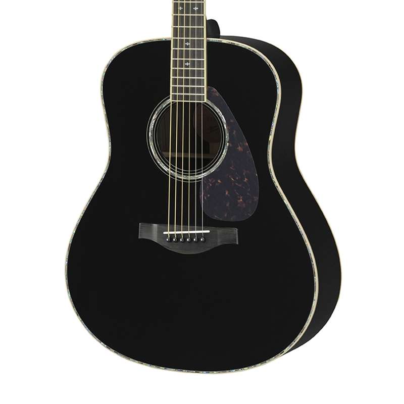 Yamaha LL16D ARE Black Dreadnought Acoustic-Electric Guitar - Spruce Top  with Rosewood Back and Sides Dreadnought Spruce Rosewood