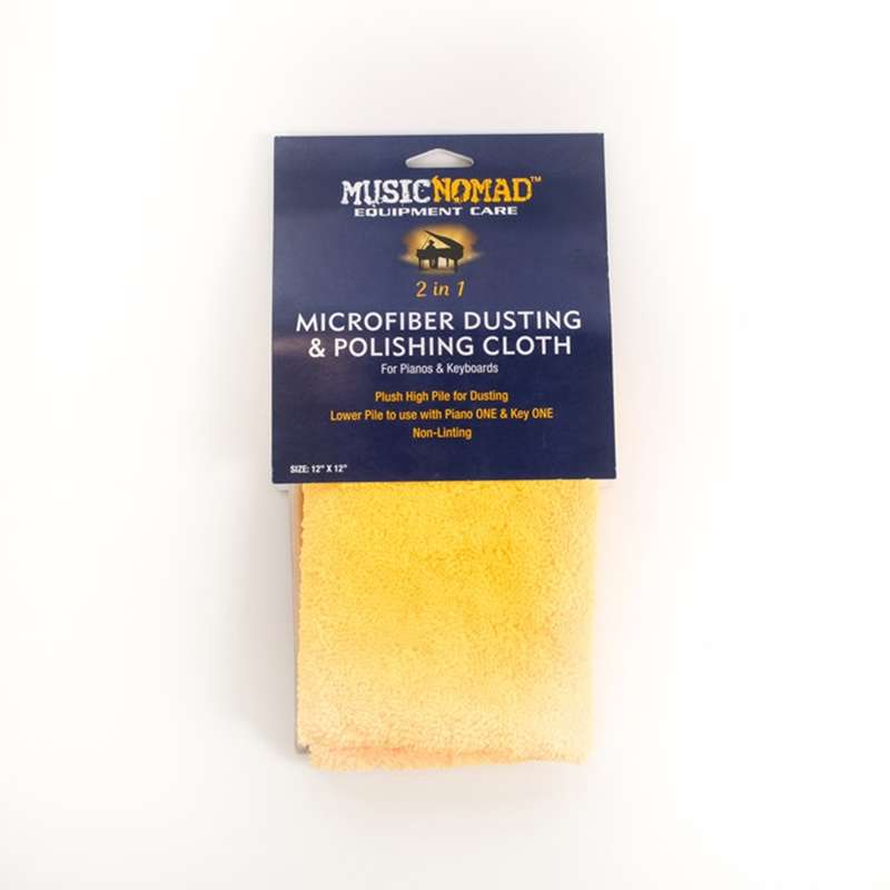 Music Nomad MN230 Microfiber Dusting & Polishing Cloth for Pianos & Keyboards