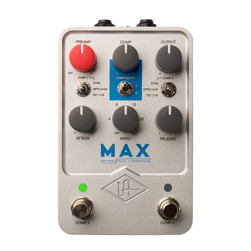 ギター UNIVERSAL AUDIO / UAFX MAX Strait Music - Universal Audio UAFX MAX Preamp & Dual Compressor