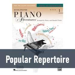 Accelerated Piano Adventures For the Older Beginner - Popular Repertoire (Book 1)