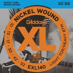 D'Addario EXL140 Light Top/Heavy Bottom - Nickel Wound Electric Guitar Strings