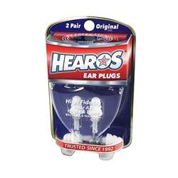 Hearos High Fidelity Ear Plugs - 1 Pair with Case