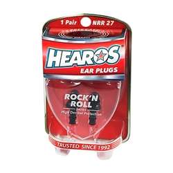Hearos Rock n' Roll Ear Plugs - 1 Pair with Case
