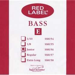 Red Label Bass E String - 1/4, Steel Core, Nickel Wound