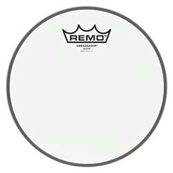 Remo Ambassador Clear Drumhead - 8"
