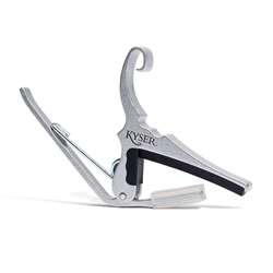 Kyser Quick-Change 6-String Acoustic Guitar Capo - Silver