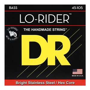 DR Lo Rider MH5-130 5-String Stainless Steel Bass Guitar Strings - Medium (45-130)