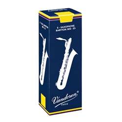 Vandoren Traditional Baritone Saxophone Reeds - Strength 3.0 Box of 5