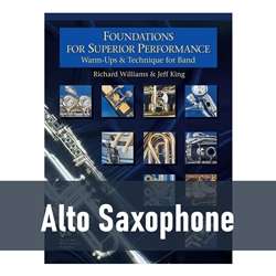Foundations for Superior Performance - Alto Saxophone (Book 1)