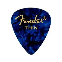 Fender 351 Shape Premium Picks (Thin) - Blue Moto 12 Pack