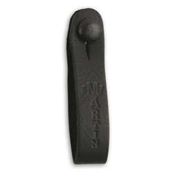 Martin Headstock Tie with Button - Black