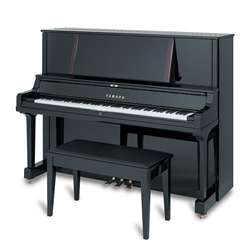 Yamaha YUS5 Profession Collection Upright Piano - 52" Polished Ebony