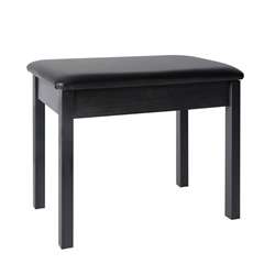 On Stage Stands Wood Bench, Black
