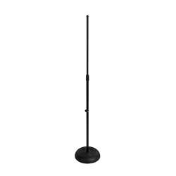 On Stage Stands MS7201B Round Base Mic Stand - Black