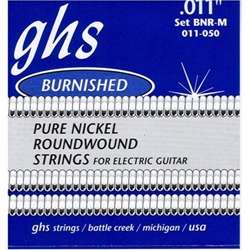 GHS BNRM Burnished Nickel Roundwound Medium Electric Guitar Strings