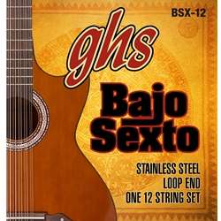 GHS Bajo Sexto Stainless Steel 12-string set