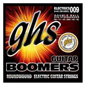 GHS DB-GBXL Boomers Double Ball End Extra Light Electric Guitar Strings for Steinberger Systems