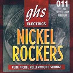 GHS Nickel Rockers RRM - Rollerwound Electric Guitar Strings - Medium