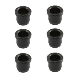 Allparts AP-0189-003 Vintage Reproduction Smooth String Ferrules - Black (Set of 6)