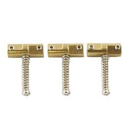 Allparts BP-2327-008 Wilkinson Compensated Brass Saddles for Telecaster - Brass (Set of 3)