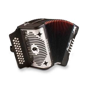 Hohner Panther Accordion - Black F/Bb/Eb