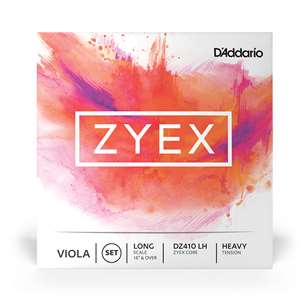 D'Addario Zyex Viola String Set LH -  Long Scale