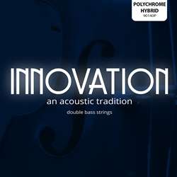 Innovation Polychrome Bass Strings, 3/4 Size