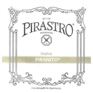 Pirastro Piranito Violin String Set - 4/4 Scale Medium Tension