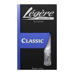 Legere Synthetic Reed for Bb Clarinet - Strength 3.5 (Single)