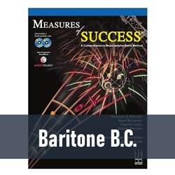 Measures of Success Concert Band Method - Baritone B.C. (Book 1)