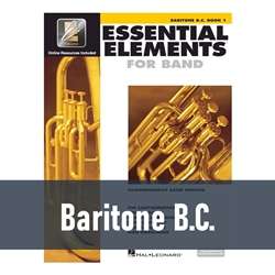 Essential Elements for Band - Baritone and Euphonium B.C. (Book 1)