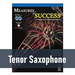 Measures of Success Concert Band Method - Tenor Saxophone (Book 1)