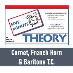 5 Minute Theory - Book for (Trumpet) Cornet/Horn/Baritone T.C.