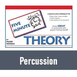 5 Minute Theory - Book for Percussion