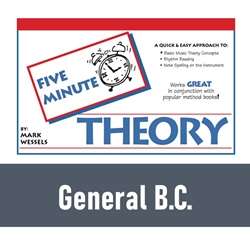 5 Minute Theory - Book for General B.C.