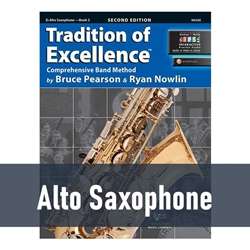 Tradition of Excellence W62XE - Alto Saxophone (Book 2)