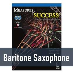 Measures of Success Concert Band Method - Baritone Saxophone (Book 1)