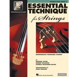 Essential Technique for Strings, Book 3 - Double Bass
