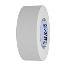 Pro Gaff Matte Cloth Gaffers Tape - White (2 inch)